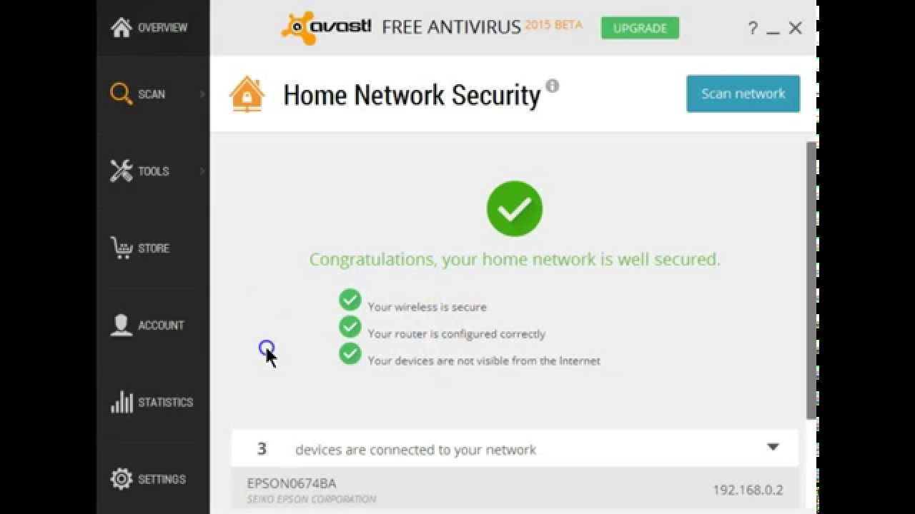 what is avast home network security